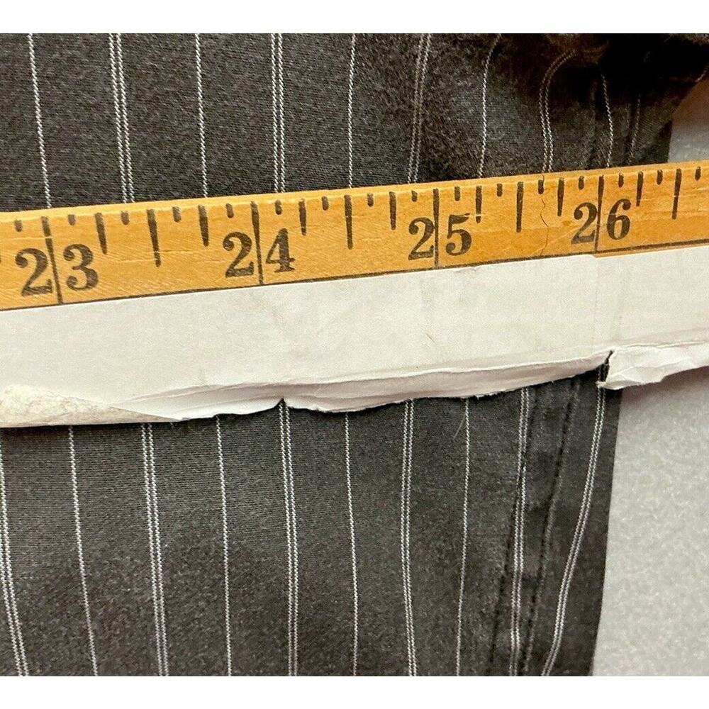 Thirty Six Red Shirt Mens XXL Button Up Long Sleeve Striped Gray Shirt - Picture 7 of 11